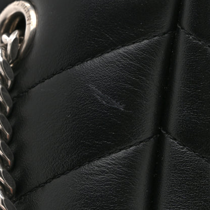 Saint Laurent Calfskin Y Quilted Monogram Small Loulou Bowling Bag Black 11 of 11