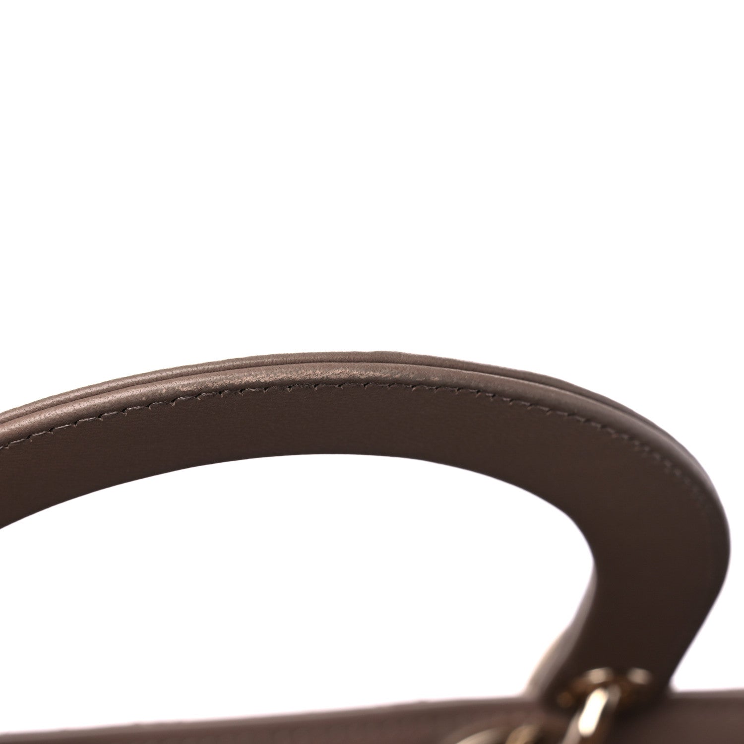 Christian Dior Lambskin Cannage Medium Lady Dior Warm Taupe 9 of 9