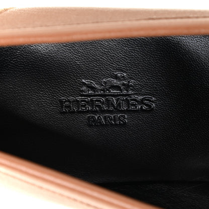 Hermes Goatskin Womens Paris Loafers 35 Etoupe 7 of 9