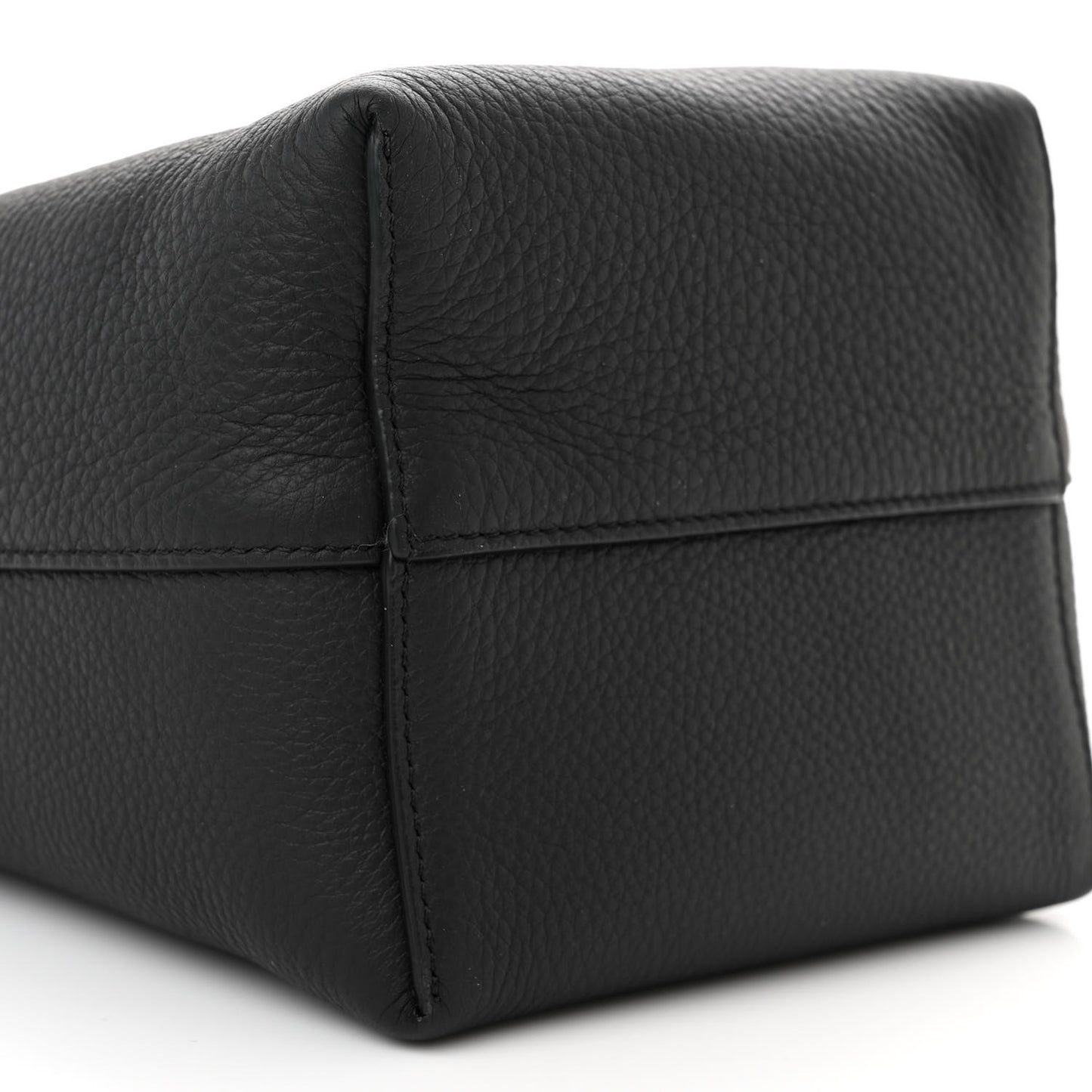 Grained Calfskin Small N/S Park Tote Black