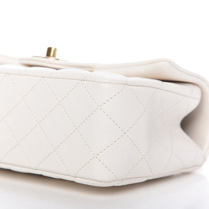 Chanel Caviar Quilted Mini Top Handle Rectangular Flap White 7 of 10
