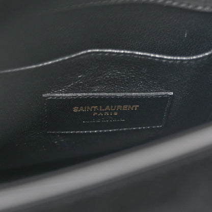 Saint Laurent Suede Fringe Nano Sac De Jour Black 6 of 14