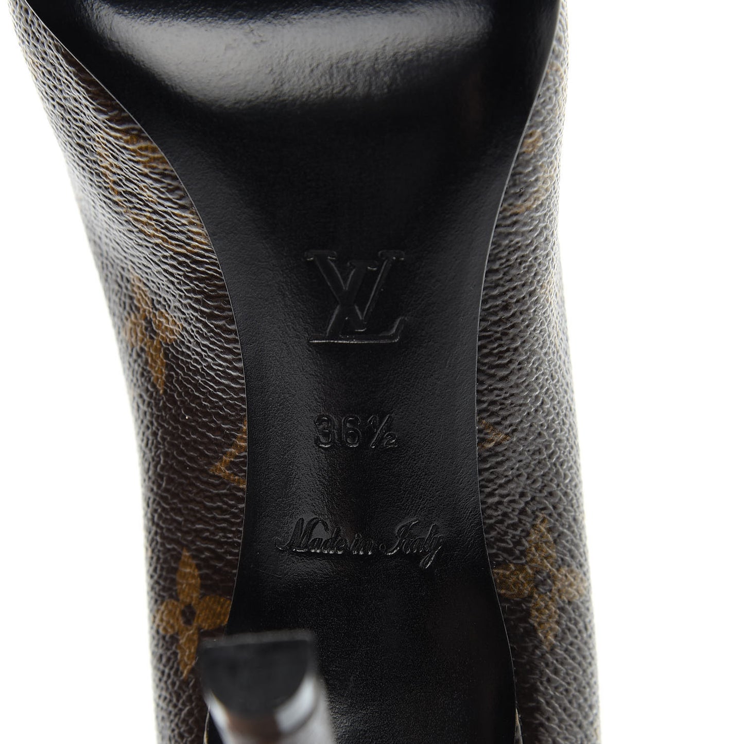Monogram Cherie Pumps 36.5 Black