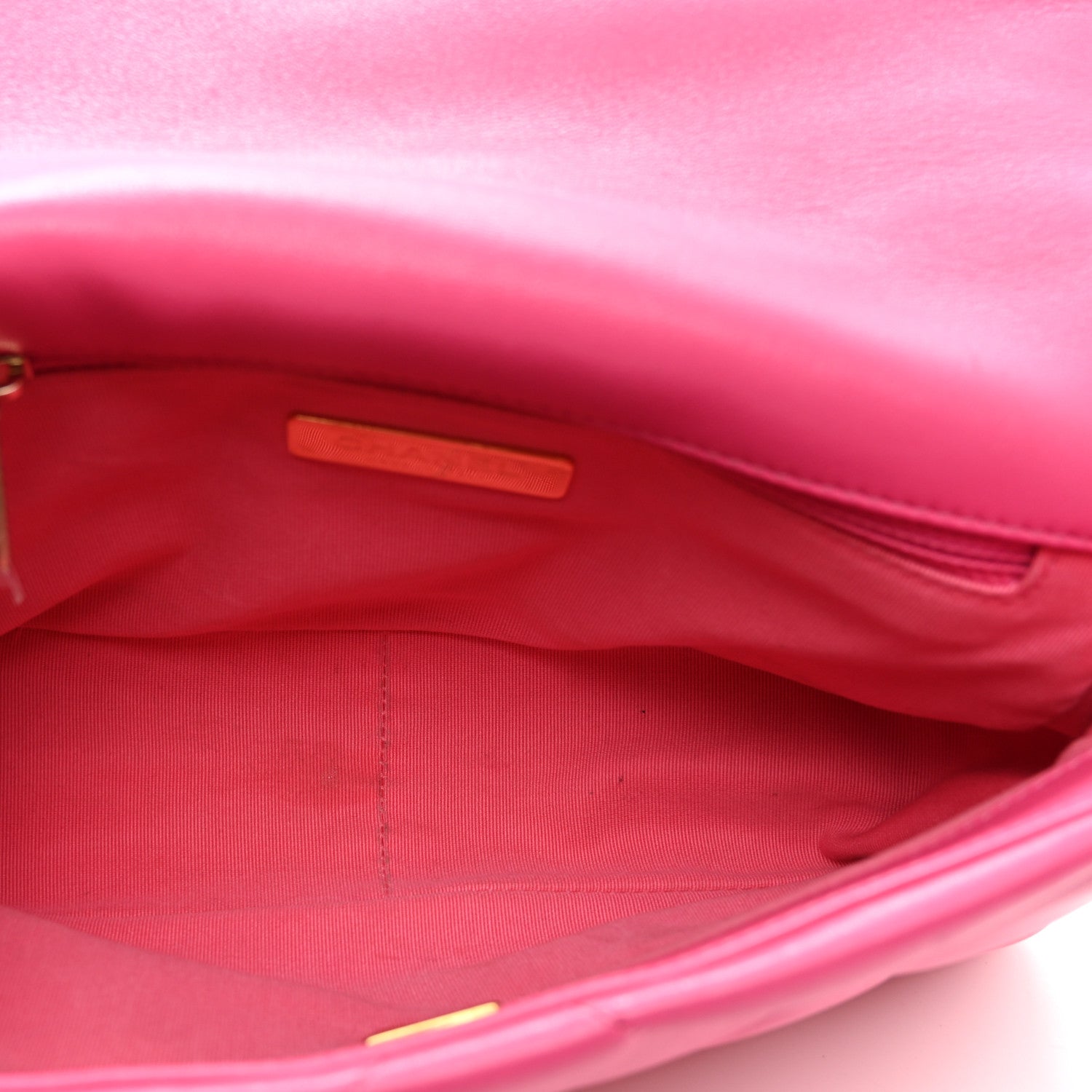 Chanel Lambskin Quilted Medium Chanel 19 Flap Dark Pink 5 of 11