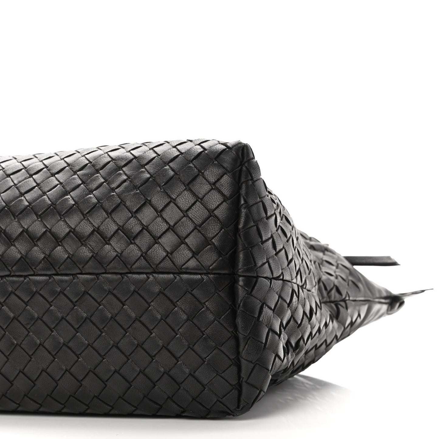 Nappa Intrecciato Pocket Tote Black