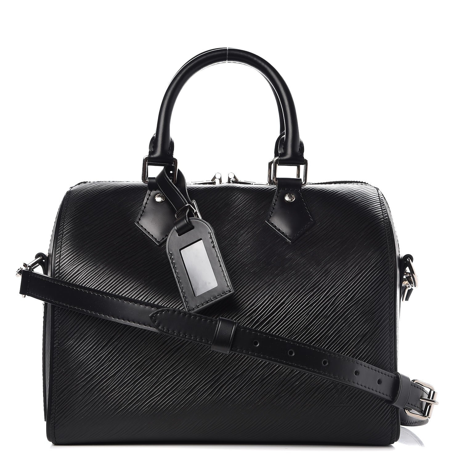 Louis Vuitton Epi Speedy Bandouliere 25 Black 1 of 11