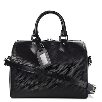 Louis Vuitton Epi Speedy Bandouliere 25 Black 1 of 11