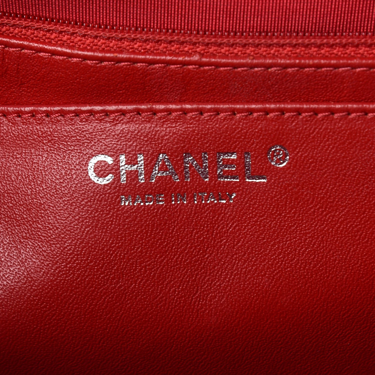 Chanel Patent Quilted Maxi Single Flap Red 6 of 12