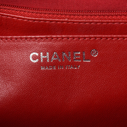 Chanel Patent Quilted Maxi Single Flap Red 6 of 12