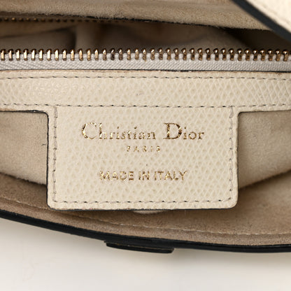 Christian Dior Grained Calfskin Saddle Bag White 6 of 11