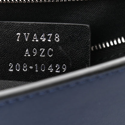 Fendi Vitello Grace FF Gradient Embossed Large Baguette Blueberry 6 of 9
