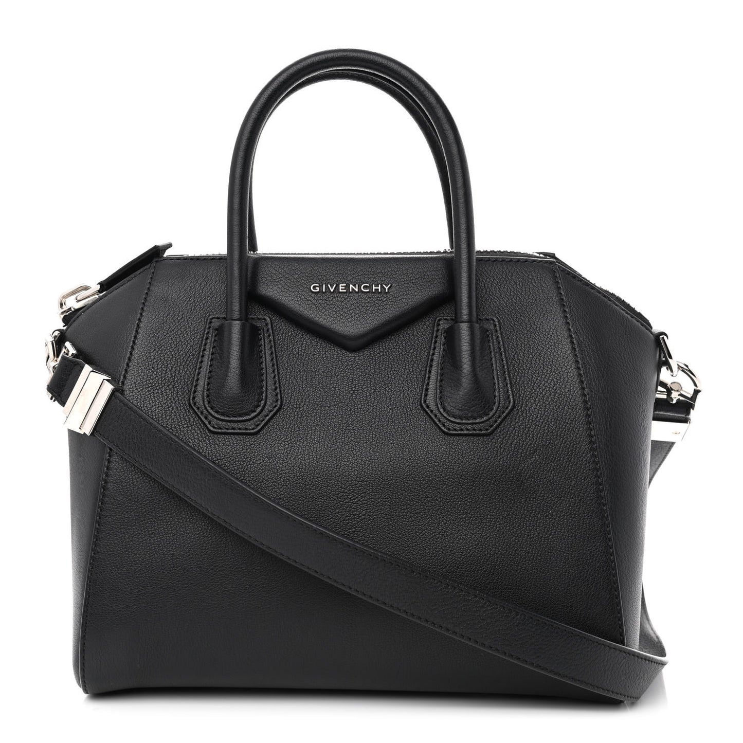 Sugar Goatskin Small Antigona Black