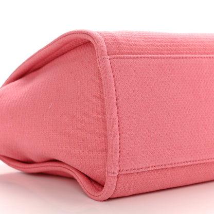 Chanel Mixed Fibers Small Deauville Tote Pink 10 of 11