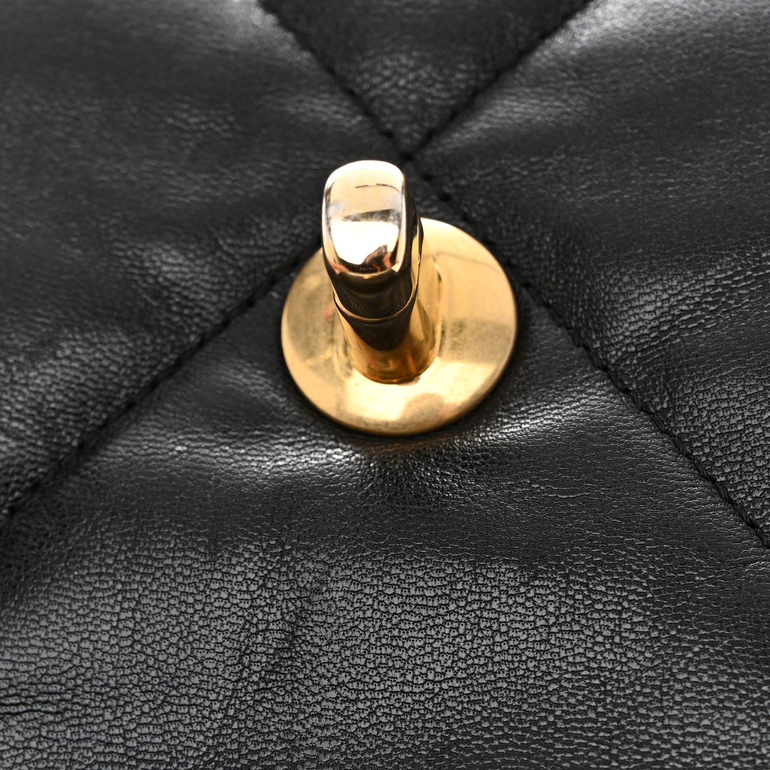 Chanel Shiny Goatskin Quilted Large Chanel 19 Flap Black 11 of 11
