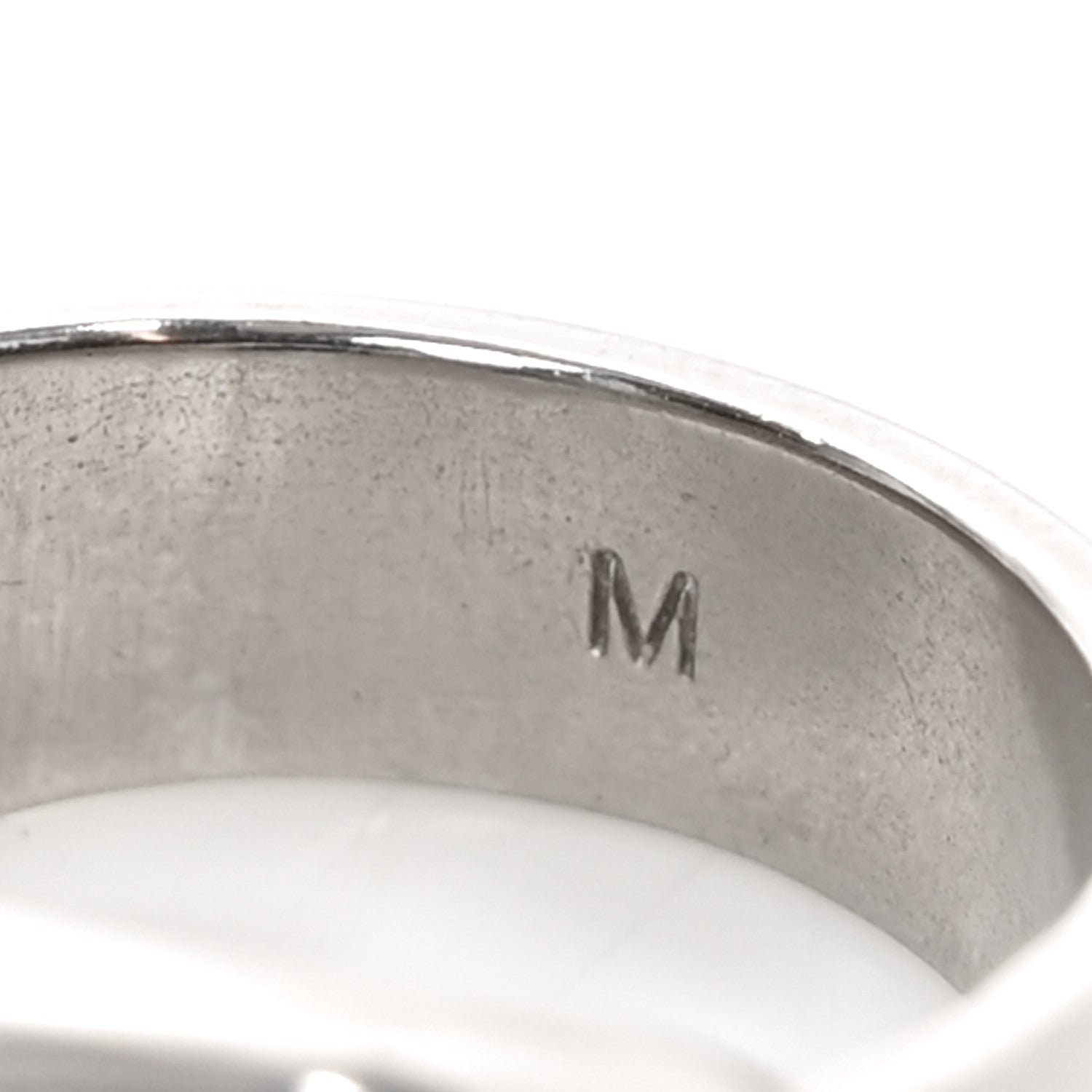 Christian Dior Metal CD Ring M 52 6 Silver 4 of 5