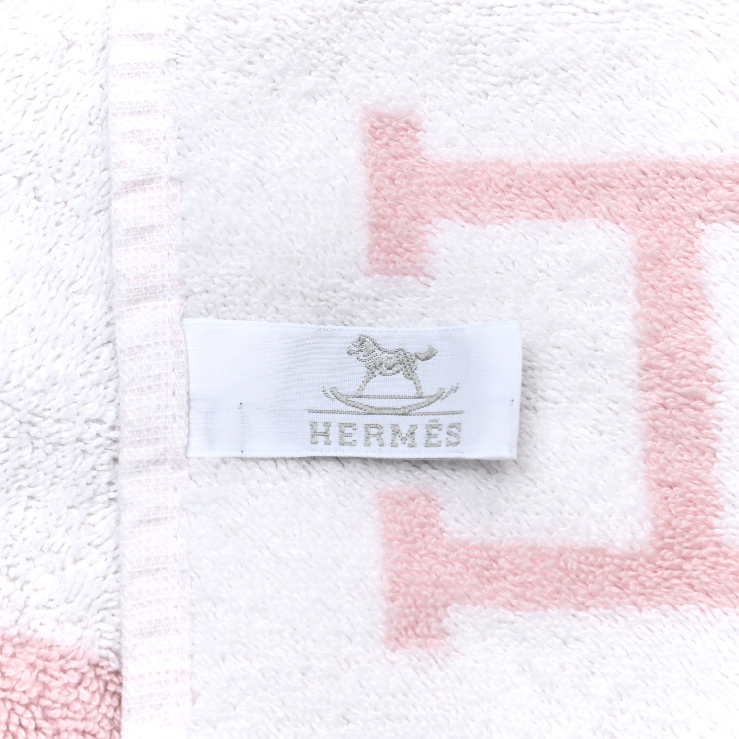 Hermes Cotton Avalon Bath Towel Rose Lilas 4 of 5