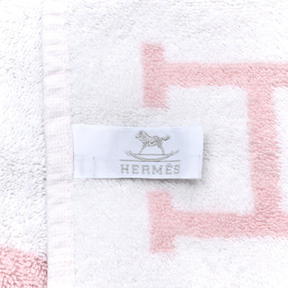 Hermes Cotton Avalon Bath Towel Rose Lilas 4 of 5