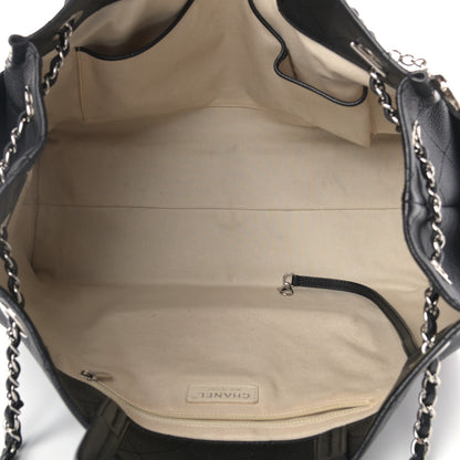 Chanel Grained Calfskin CC Pocket Tote Black 5 of 14
