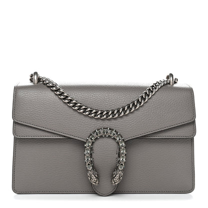 Gucci Pebbled Calfskin Small Dionysus Shoulder Bag Dusty Grey 1 of 11