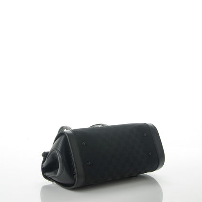 Gucci Monogram Bamboo Bullet Bag Black 4 of 7