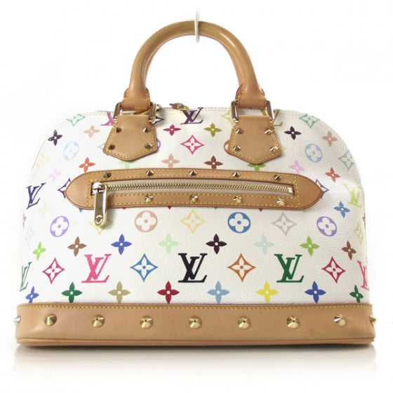 Louis Vuitton Monogram Multicolor Alma White 1 of 9