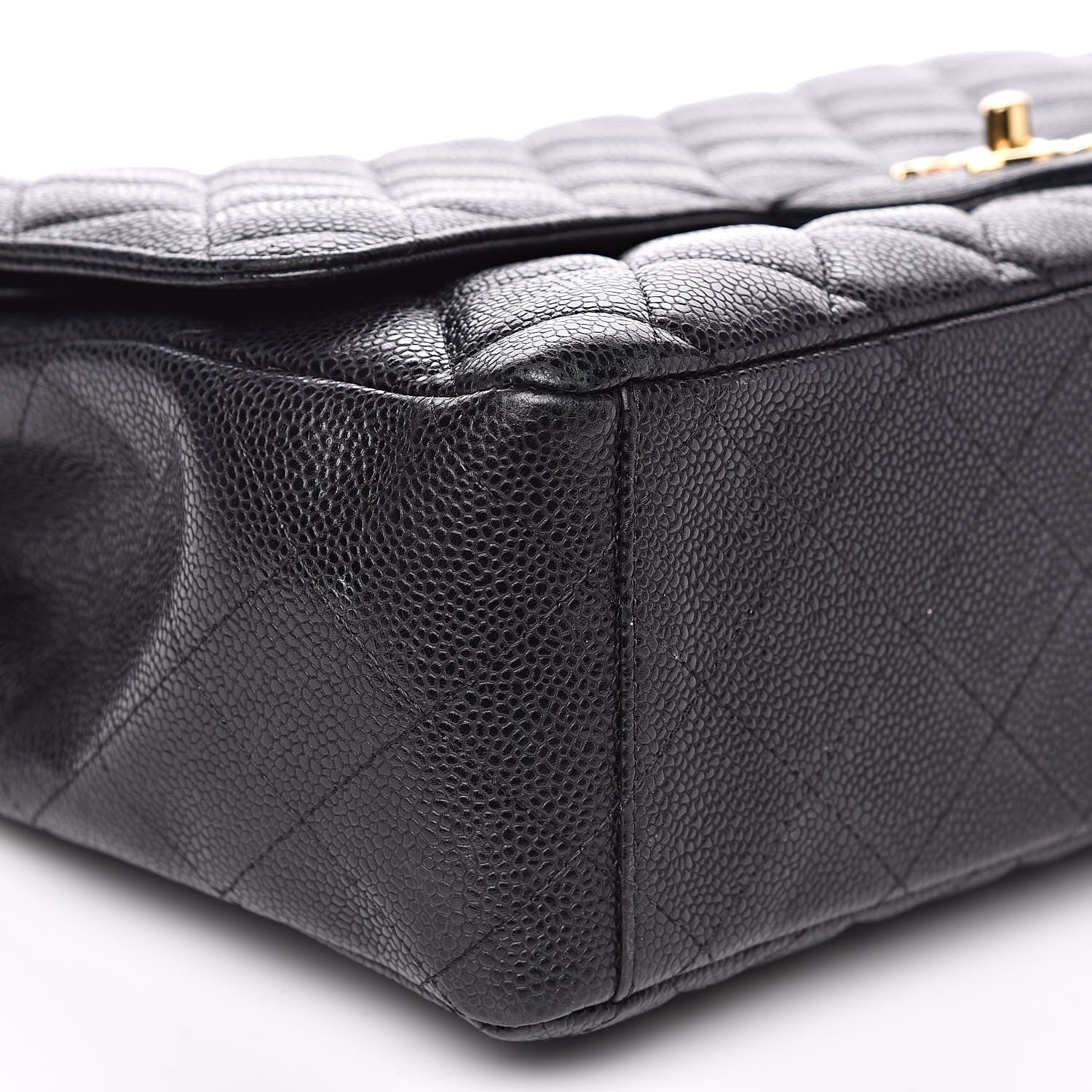 Chanel Caviar Quilted Maxi Double Flap Black 9 of 17