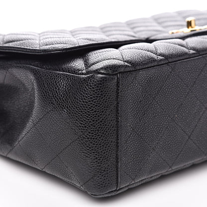 Chanel Caviar Quilted Maxi Double Flap Black 9 of 17