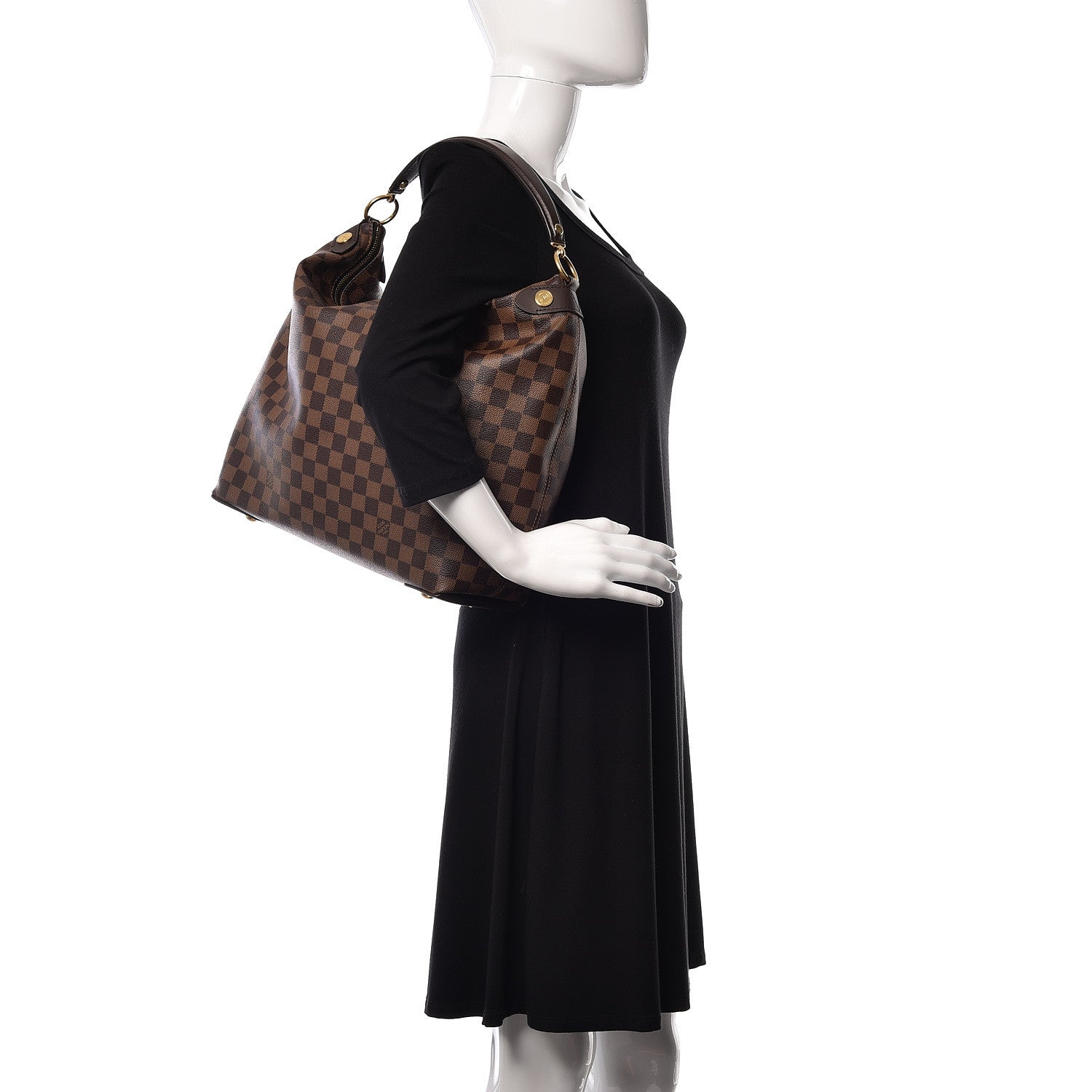 Louis Vuitton Damier Ebene Duomo Hobo 2 of 11