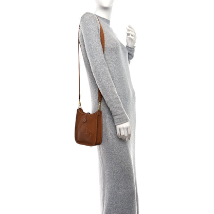 Hermes Taurillon Clemence Evelyne TPM Gold 2 of 10