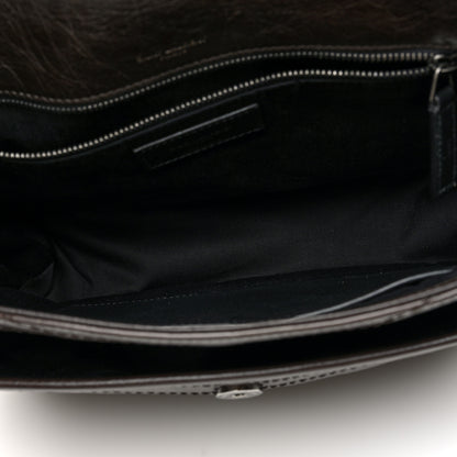 Saint Laurent Crinkled Calfskin Matelasse Monogram Medium Niki Chain Satchel Tulip 5 of 11