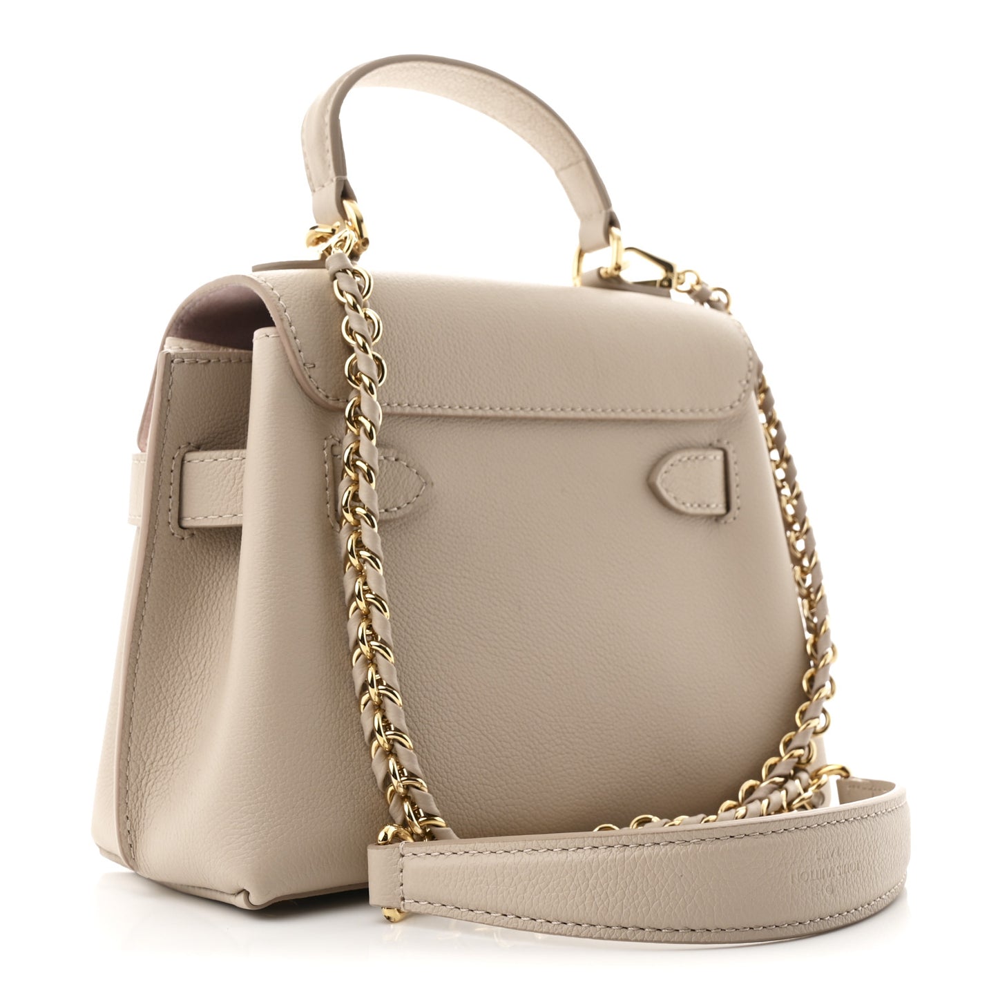 Soft Calfskin Mini Lockme Ever Greige