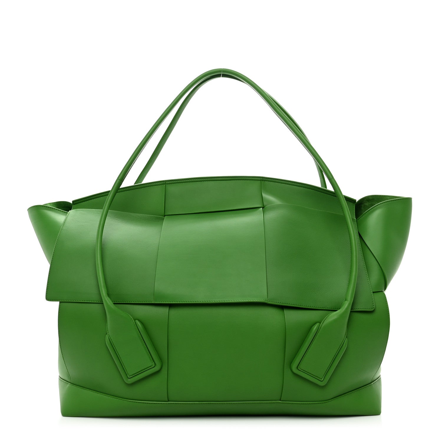 Bottega Veneta Calfskin Maxi Intrecciato Large Arco Lawn 1 of 10