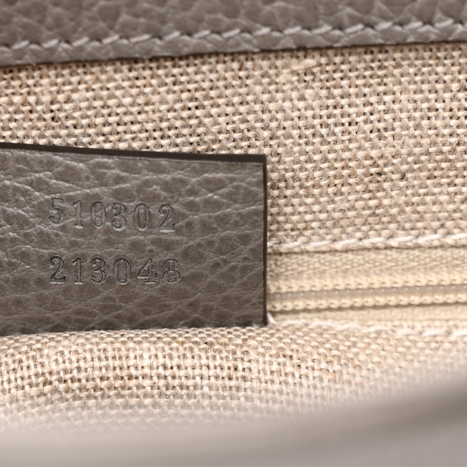 Gucci Dollar Calfskin Interlocking G Top Handle Shoulder Bag Loess 7 of 17