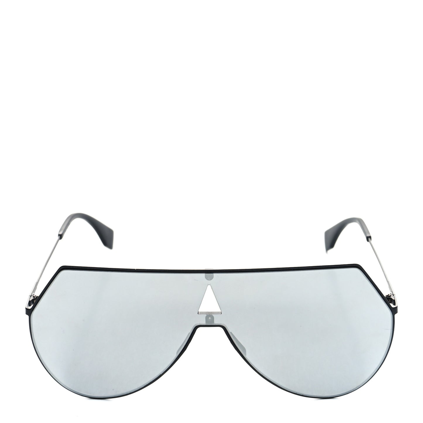 Metal Mirrored Eyeline Sunglasses FF 0193/S Black