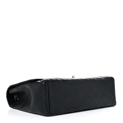 Chanel Caviar Quilted Maxi Single Flap Black 4 of 16