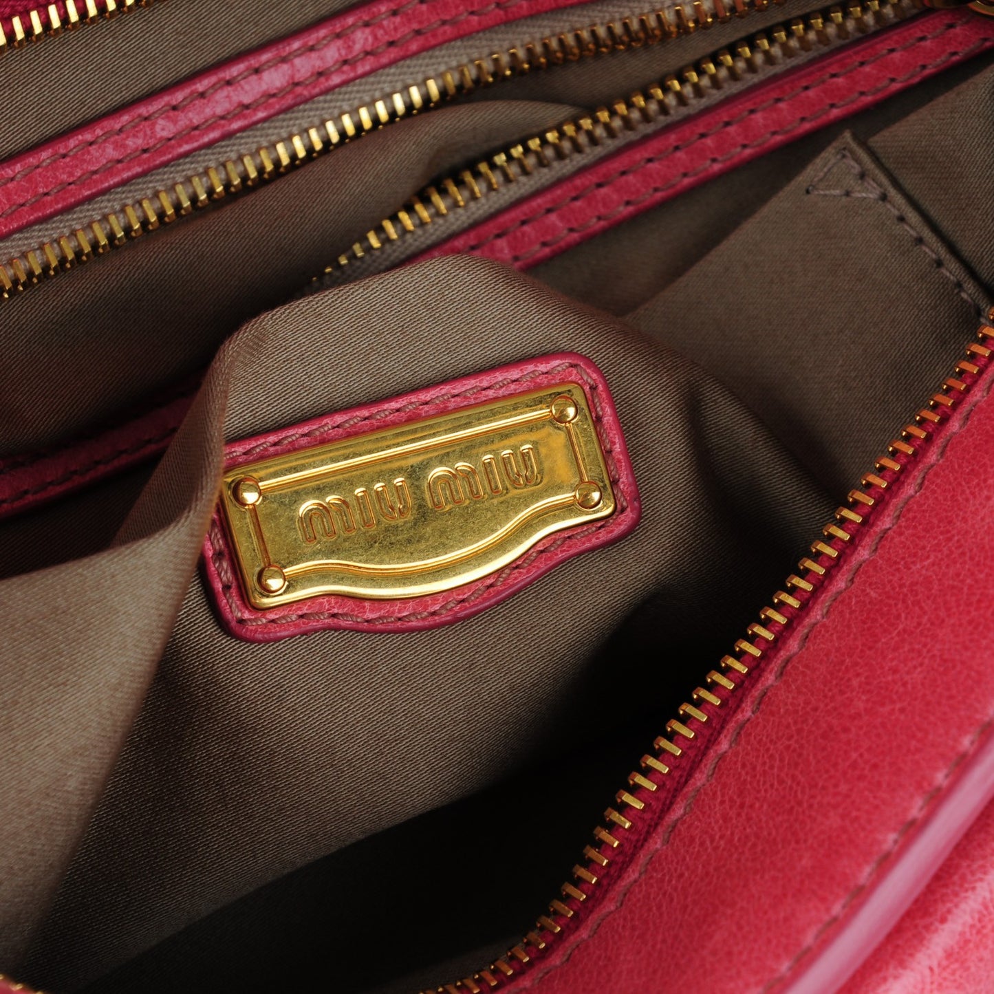Vitello Lux Medium Bow Bag Rosa