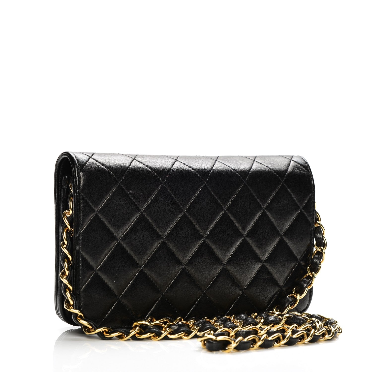 Chanel Lambskin Quilted Mini Flap Black 3 of 7