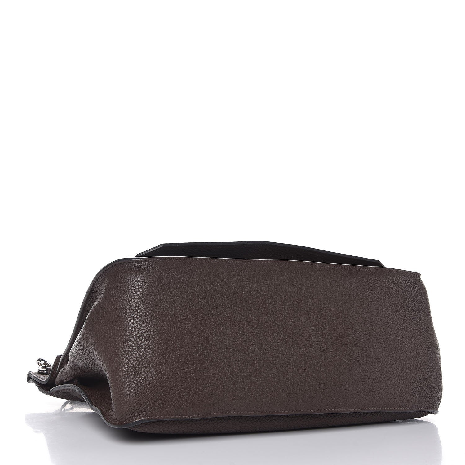 Hermes Taurillon Clemence Jypsiere 37 Chocolate 4 of 10