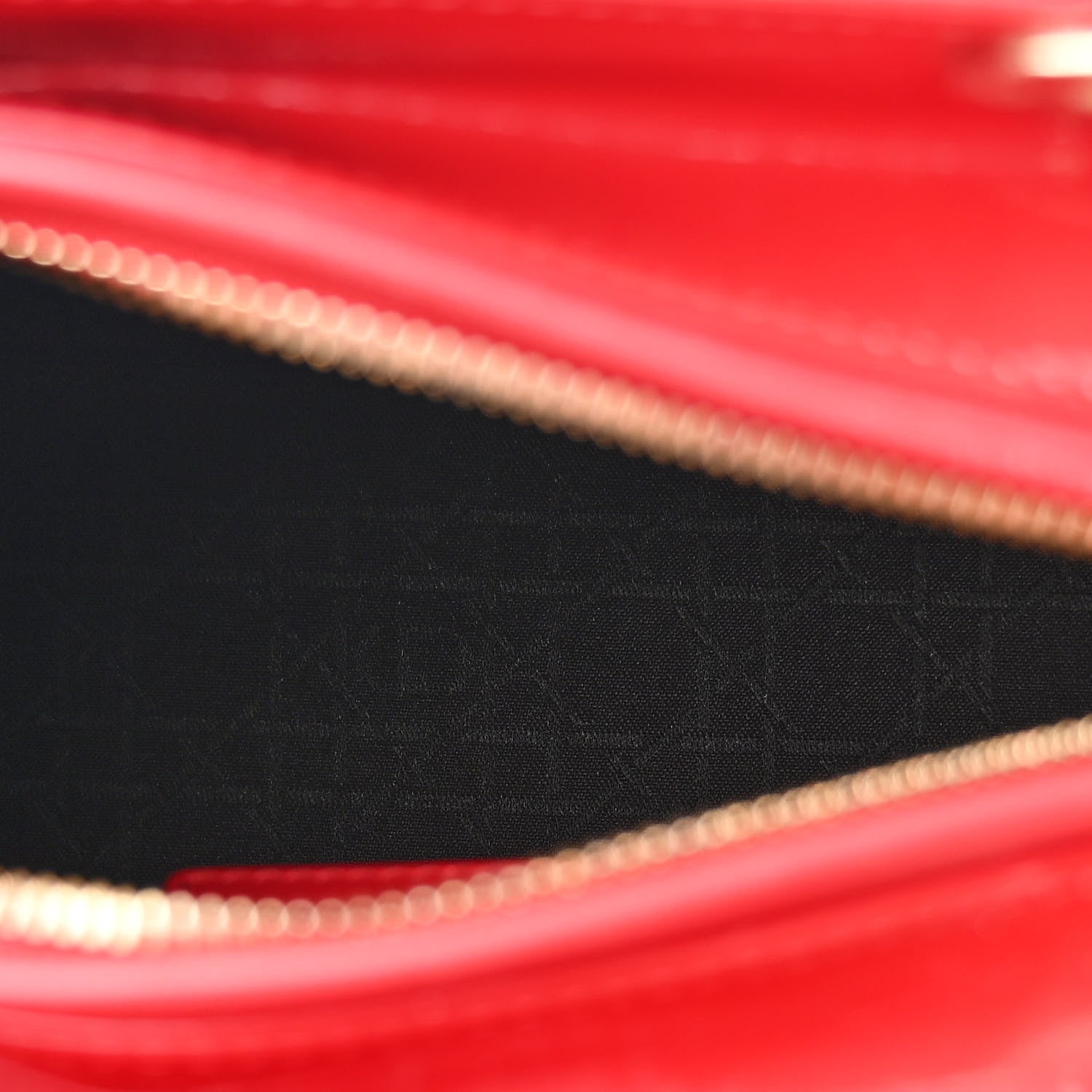 Christian Dior Patent Cannage Medium Lady Dior Red 5 of 10