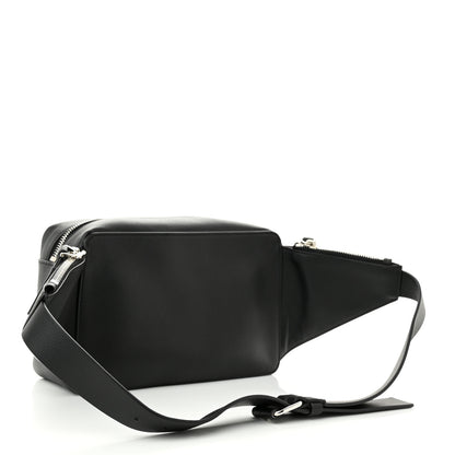 Valentino Garavani Calfskin Mens VLogo Belt Bag Black White 3 of 9