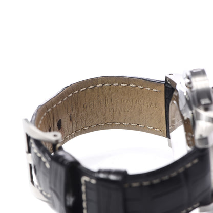 Panerai Stainless Steel Alligator 44mm 1950 3 Days GMT Power Reserve Automatic Watch Black PAM00321 6 of 11