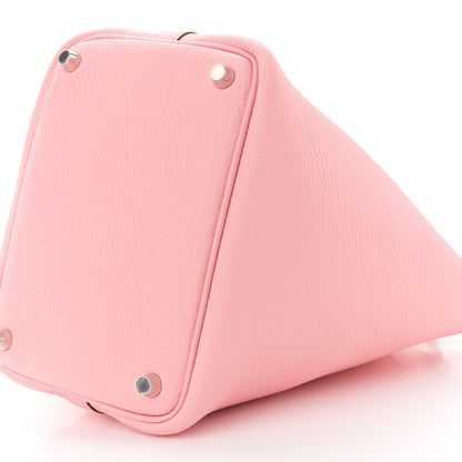 Hermes Taurillon Clemence Picotin Lock 18 Rose Sakura 10 of 10