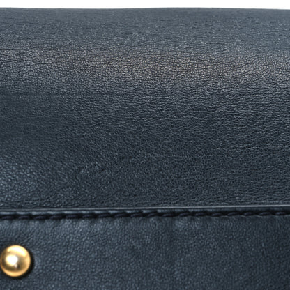 Chanel Calfskin Knit Medium Deauville Tote Black Beige 12 of 12