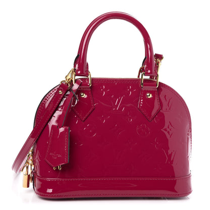 Louis Vuitton Vernis Alma BB Rose Indien 2 of 14