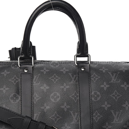 Louis Vuitton Monogram Eclipse Keepall Bandouliere 45 10 of 10