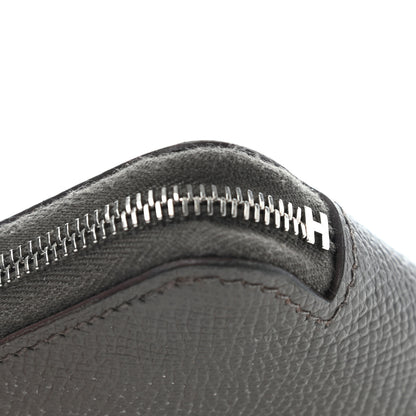 Hermes Epsom Silk'in Compact Wallet Etain 8 of 8