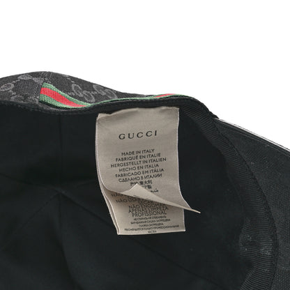 Gucci Monogram Web Baseball Hat XL Black 7 of 9