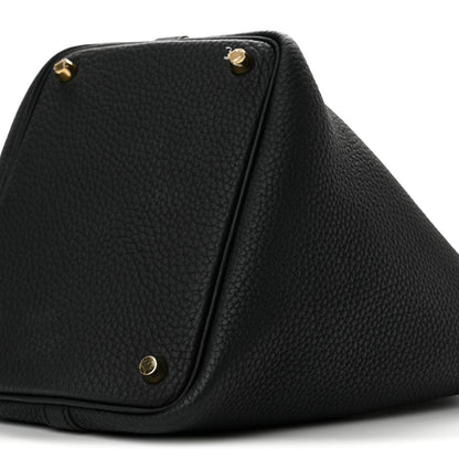 Hermes Taurillon Clemence Picotin Lock 18 PM Black 10 of 13