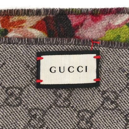 Gucci Wool Jacquard GG Monogram Miniorophin Scarf Lacquer Pink 3 of 3