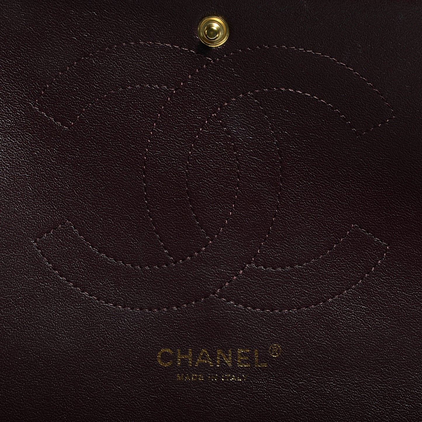 Caviar Quilted Jumbo Double Flap Burgundy